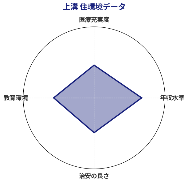 上溝 住環境スコア分析チャート