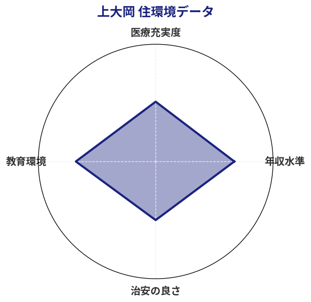 上大岡 住環境スコア分析チャート