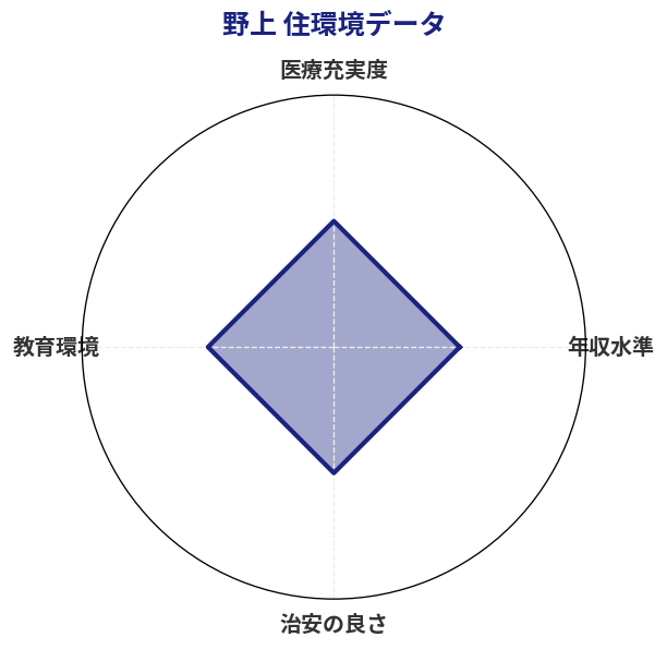 野上 住環境スコア分析チャート