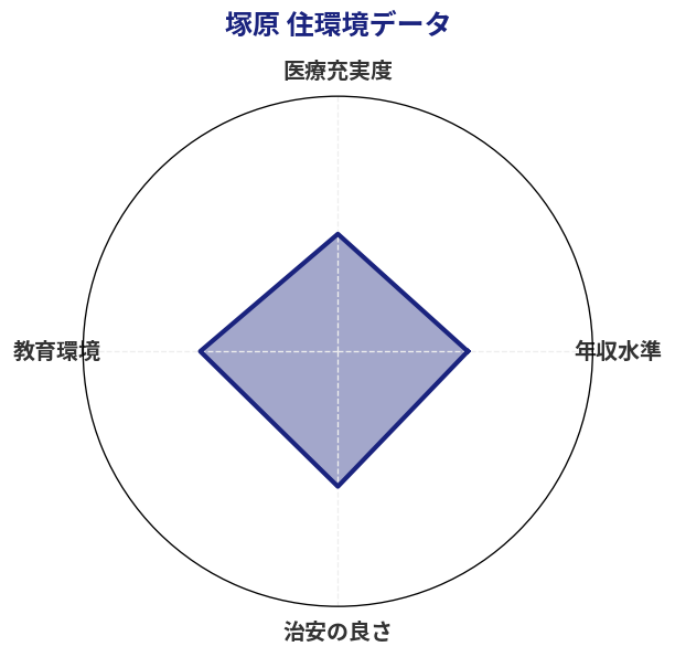 塚原 住環境スコア分析チャート