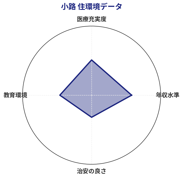 小路 住環境スコア分析チャート