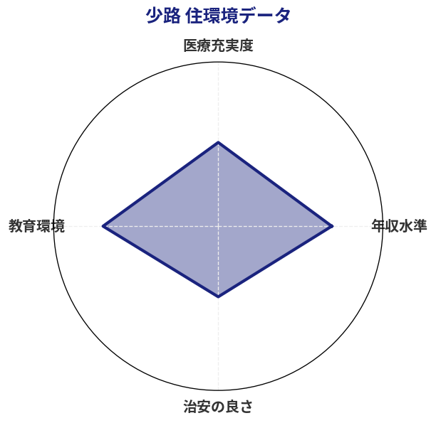 少路 住環境スコア分析チャート