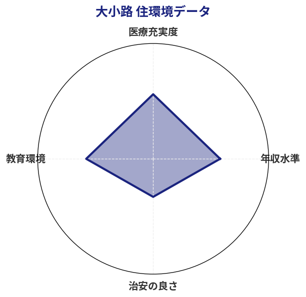 大小路 住環境スコア分析チャート