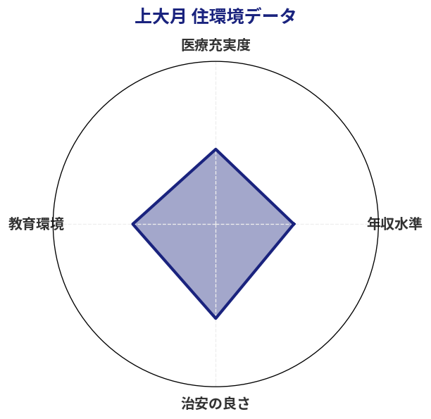 上大月 住環境スコア分析チャート