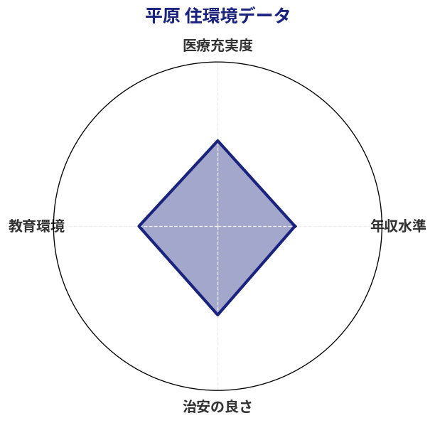 平原 住環境スコア分析チャート