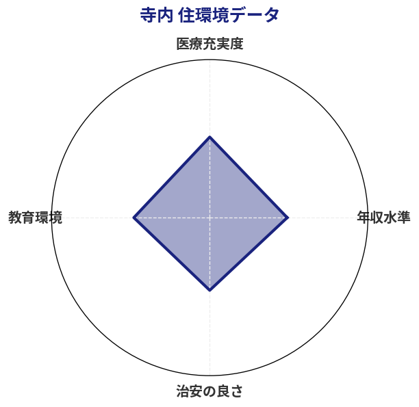 寺内 住環境スコア分析チャート