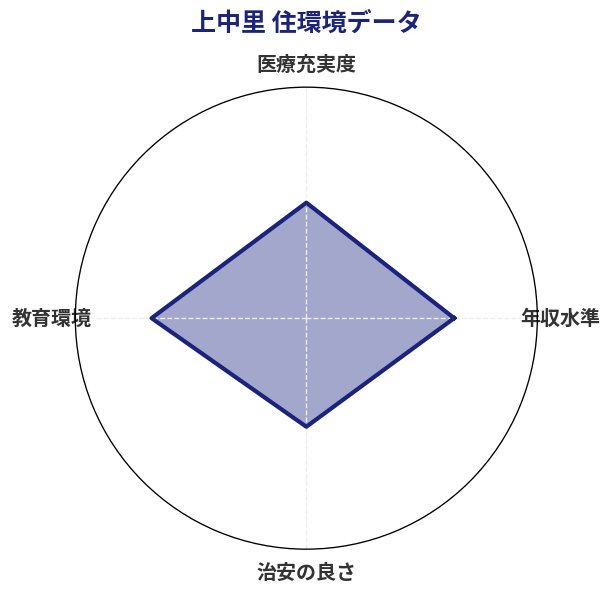 上中里 住環境スコア分析チャート