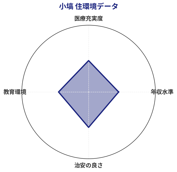 小塙 住環境スコア分析チャート