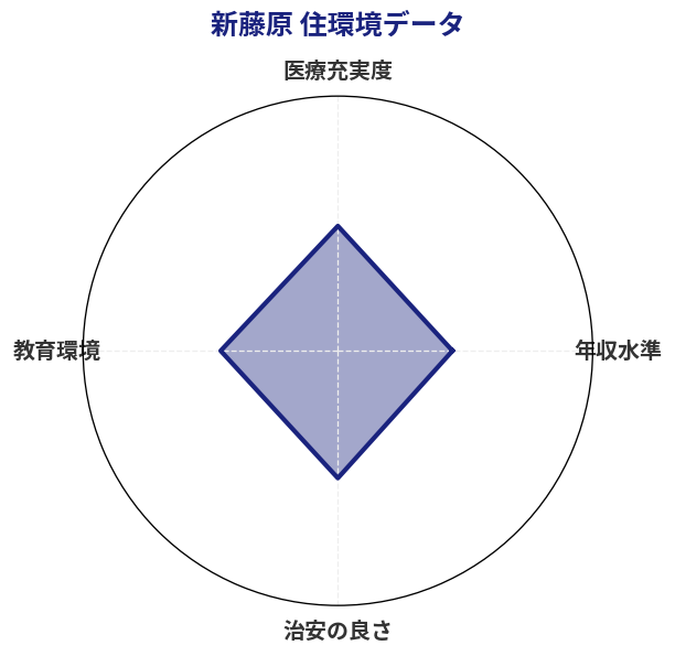 新藤原 住環境スコア分析チャート