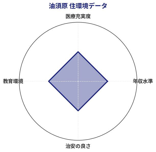 油須原 住環境スコア分析チャート