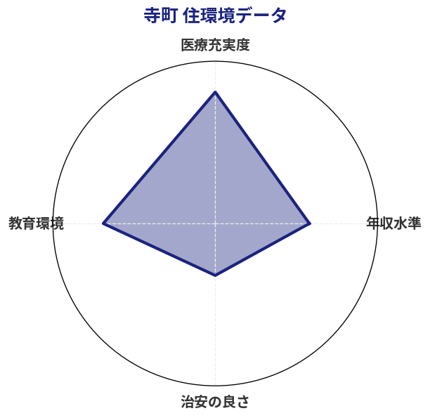 寺町 住環境スコア分析チャート