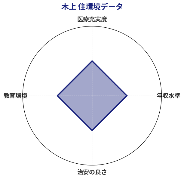 木上 住環境スコア分析チャート