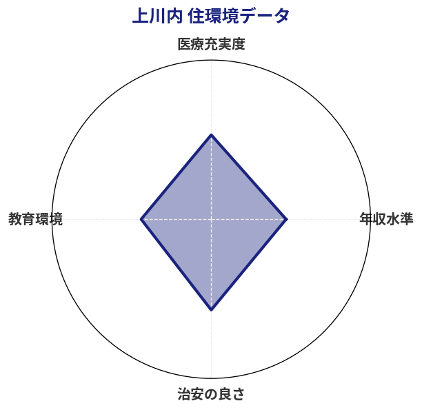 上川内 住環境スコア分析チャート
