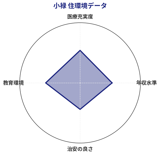 小禄 住環境スコア分析チャート