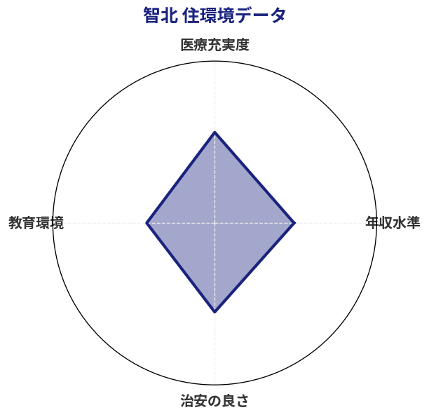 智北 住環境スコア分析チャート