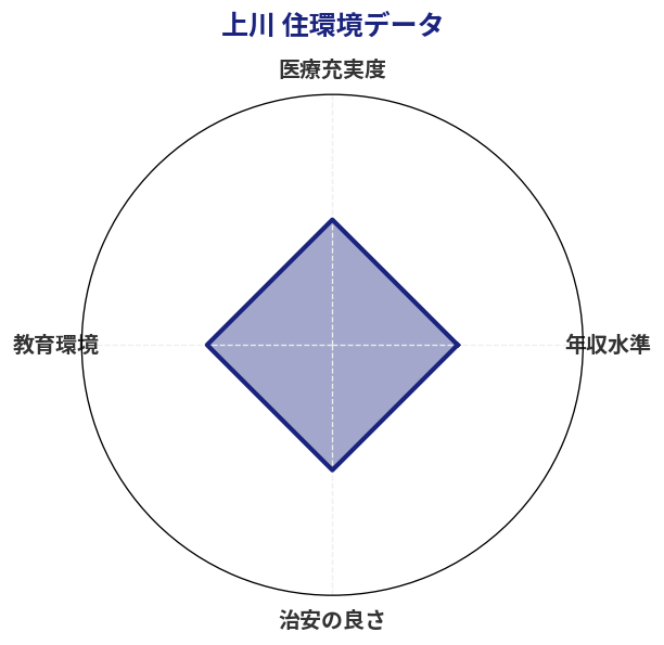 上川 住環境スコア分析チャート