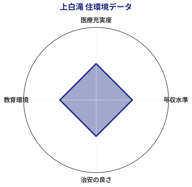 上白滝 住環境スコア分析チャート
