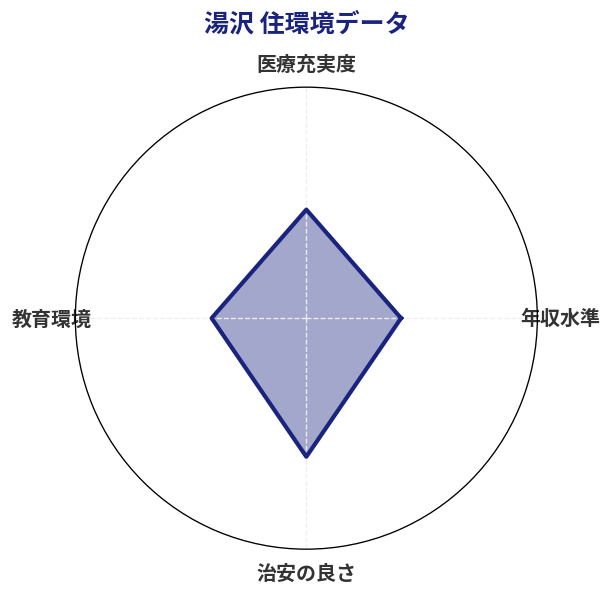 湯沢 住環境スコア分析チャート