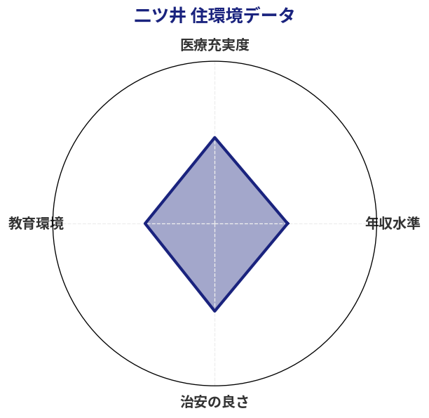 二ツ井 住環境スコア分析チャート
