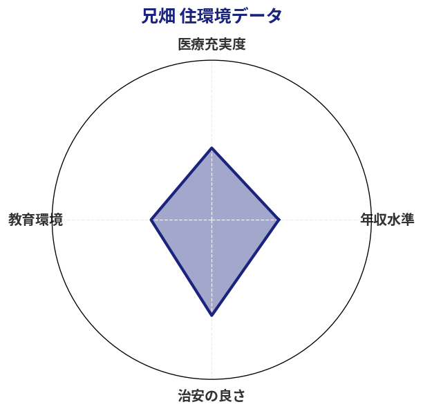 兄畑 住環境スコア分析チャート